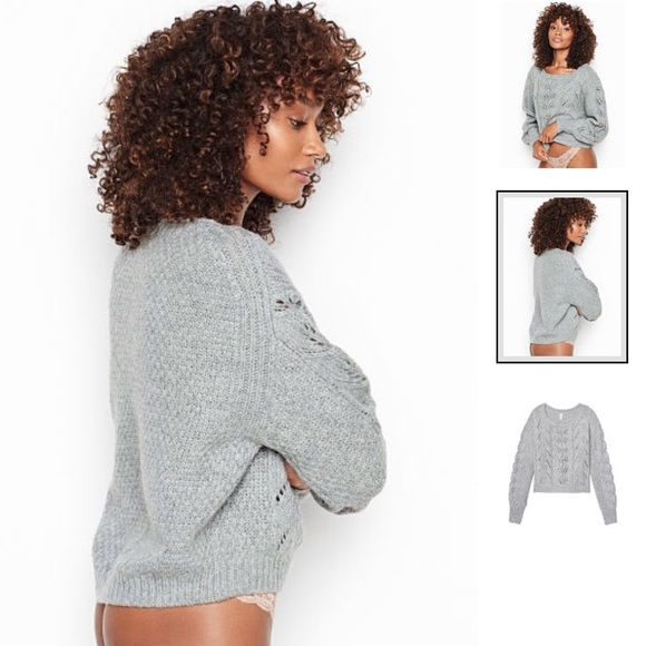 Victoria secret sweater gray new with tags M - Picture 3 of 8